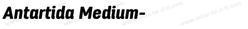 Antartida Medium字体转换